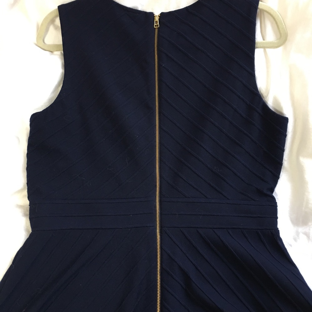 Taylor A-line shift dress- navy blue